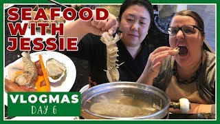 EATING SEAFOOD IN CHINA - MAKING CHOCOLATE - VLOGMAS 2018 DAY 6