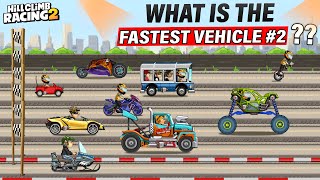 The FASTEST VEHICLE in Hill Climb Racing 2 (DRAG RACING #2) - GamePlay