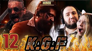 KGF Chapter 2 Rocky vs Adheera CLIMAX FIGHT SCENE Reaction | Reena GETS SHOT | KGF2 Part 12 | Hindi