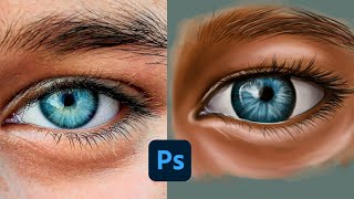 how to draw eyes in photoshop