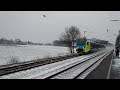 westfalenbahn re15 nach emden am einem winterlichen tag flirt3