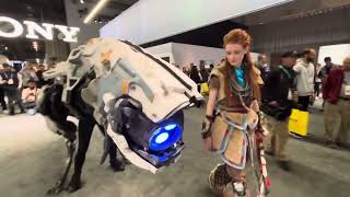 Sony CES 2025 Horizon Forbidden West Aloy \u0026 Watcher Jan 8 Las Vegas Nevada Real Sounds Unedited