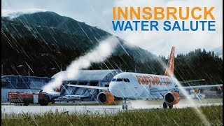 Prepar3D v4.3 | Innsbruck Airport Water Salute | Aerosoft A319