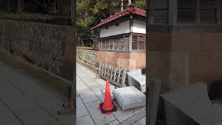 S003門前の石燈籠が倒壊している石川県輪島市門前町の総持寺祖院・これは能登半島地震の被害ではないかと思われます！