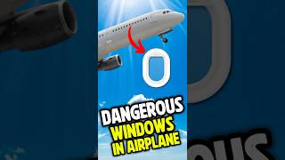 Why airplane window have round corner !!!? #facts