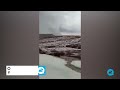 floods and heavy hailstorms in north eastern algeria