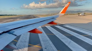 GOLDEN HOUR | Beautiful Morning Takeoff — EasyJet A320 Barcelona