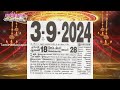 Panchangam, 3 September 2024 - Tamil Calendar #tamilnaduepaper #panchangam #tamilpanchangam