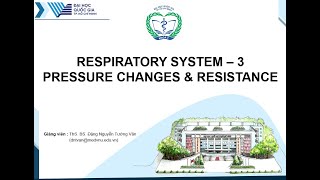 Sinh lý hô hấp 3 - Áp suất và kháng lực