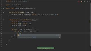 11 - Longest Increasing Subsequence - Final DP solution in Java