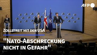 Nato-Chef: „Zollstreit beeinflusst gemeinsame Abschreckung nicht“ | AFP