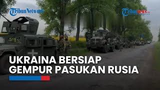 SERANGAN UKRAINA SIAP! Deretan Kendaraan Militer MaxxPro AS, Hummer dan Tank, Siap Gempur RUSIA