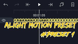Motion Graphics Alight Motion Preset Base