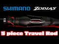 NEW TRAVEL FISHING ROD - SHIMANO ZODIAS 5 PIECE