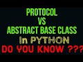 protocol vs abstract class in  python