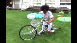 ミニトライアスロン中にw 壊れ自転車【今日のいたずら#79】