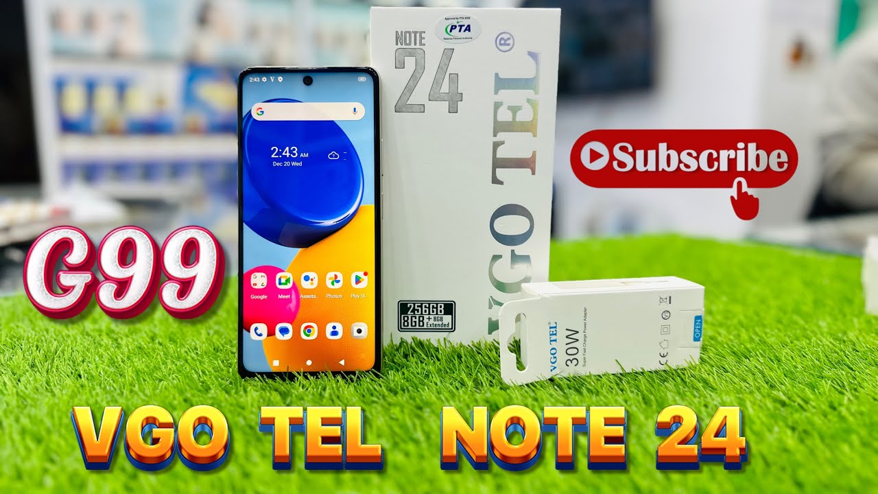 Vgo Tel Note 24 New Model Unboxing Youtube