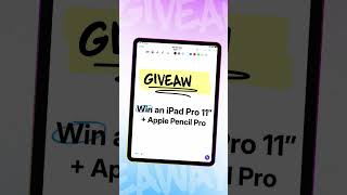 🎉 Giveaway Alert! 🎉 Win an iPad Pro