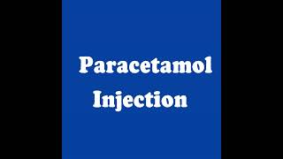 Paracetamol Injection 300mg/2ml ampoules i.v./i.m.