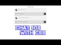 Chat Box With CSS
