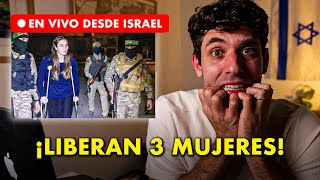 🚨 EN VIVO DESDE ISRAEL: LIBERAN 3 SECUESTRADOS