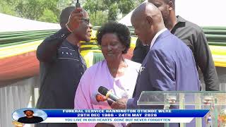 IN LOVING MEMORY OF HANNINGTON OTIENDE WERE