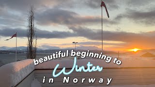 winter begins in Norway! AFS exchange student