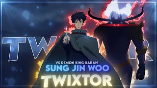 SungJinWoo Vs Baran Twixtor 4k60fps (solo leveling)