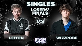 Leffen vs Wizzrobe - Losers' Finals: Melee Singles - Smash Summit 8 | Fox vs Captain Falcon