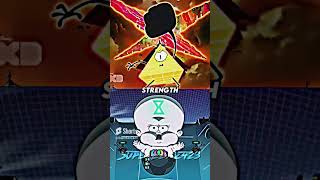 Bill Cipher vs Gravity Falls [1k subs. special] #whoisstrongest
