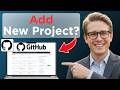 How to Add a New Project to an Existing GitHub Repository (Full Guide 2026)