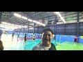 dropsmash sunday badminton queuing 11 17 24 adrian u0026 lg vs krisjay u0026 james