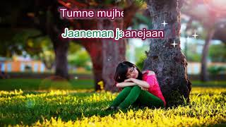 Tumne mujhe dekha - Teesri Manzil - Karaoke Highlighted Lyrics