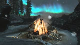 Skyrim Stone Hill Bluff Night Dreamscene