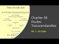 Théo Charlier 36 Études Transcendantes - No. 2 Du Style,  David Baldwin