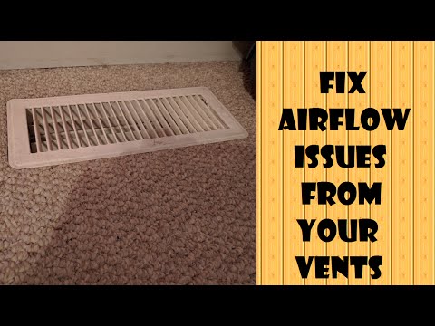 Fix Airflow from your Vents Fix Airflow from your Vents