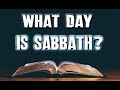 What day is the sabbath day? | Is it the first day sunday or the seventh day saturday? | Bible truth