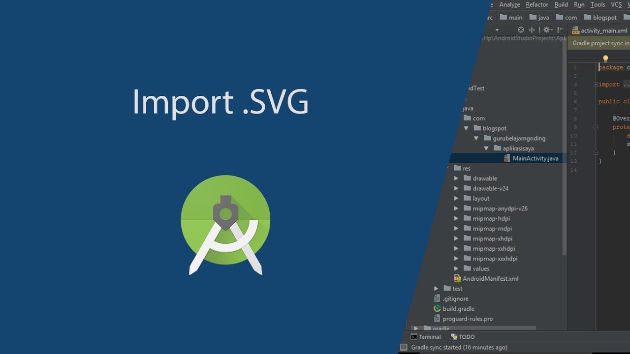 Import Svg File In Android Studio Youtube