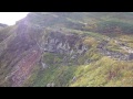 mikayama00 鳥海山　七五三掛から見る風景　千蛇谷コースの道が見えます