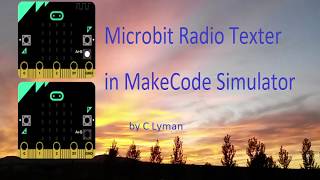 Microbit MakeCode Simulator with 2 Radios