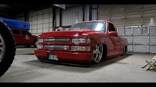 96 CHEVY SILVERADO ON BAGS AND INTROS!!!