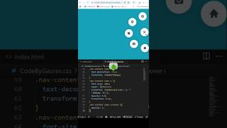 🧲 Draggable Navigation Menu using HTML CSS & JavaScript #webdevelopment #coding #htmlcssjavascript