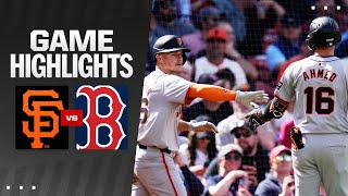 Giants vs. Red Sox Game Highlights (5/2/24) | MLB Highlights