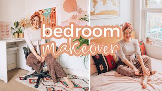 $200 Bedroom MAKEOVER 🛏✨ | Boho Room Transformation On A Budget