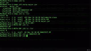 3.4 Creating Java jar files from Command Line