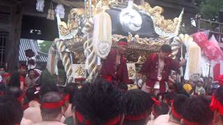 姫路市白浜町　松原八幡神社の　２０１１年　灘のけんか祭です　松原