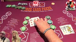 3 CARD POKER UP TO $600 BETS!