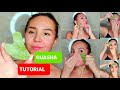 Full face GUASHA MASSAGE | NO TALKING | GUA SHA tutorial