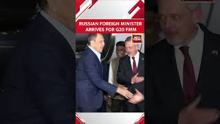 Russian Foreign Minister Sergey Lavrov Arrives In India For G20 Meeting #shorts #g20india