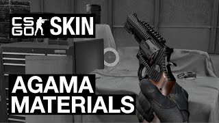 Making skin for CS:GO in Agama materials